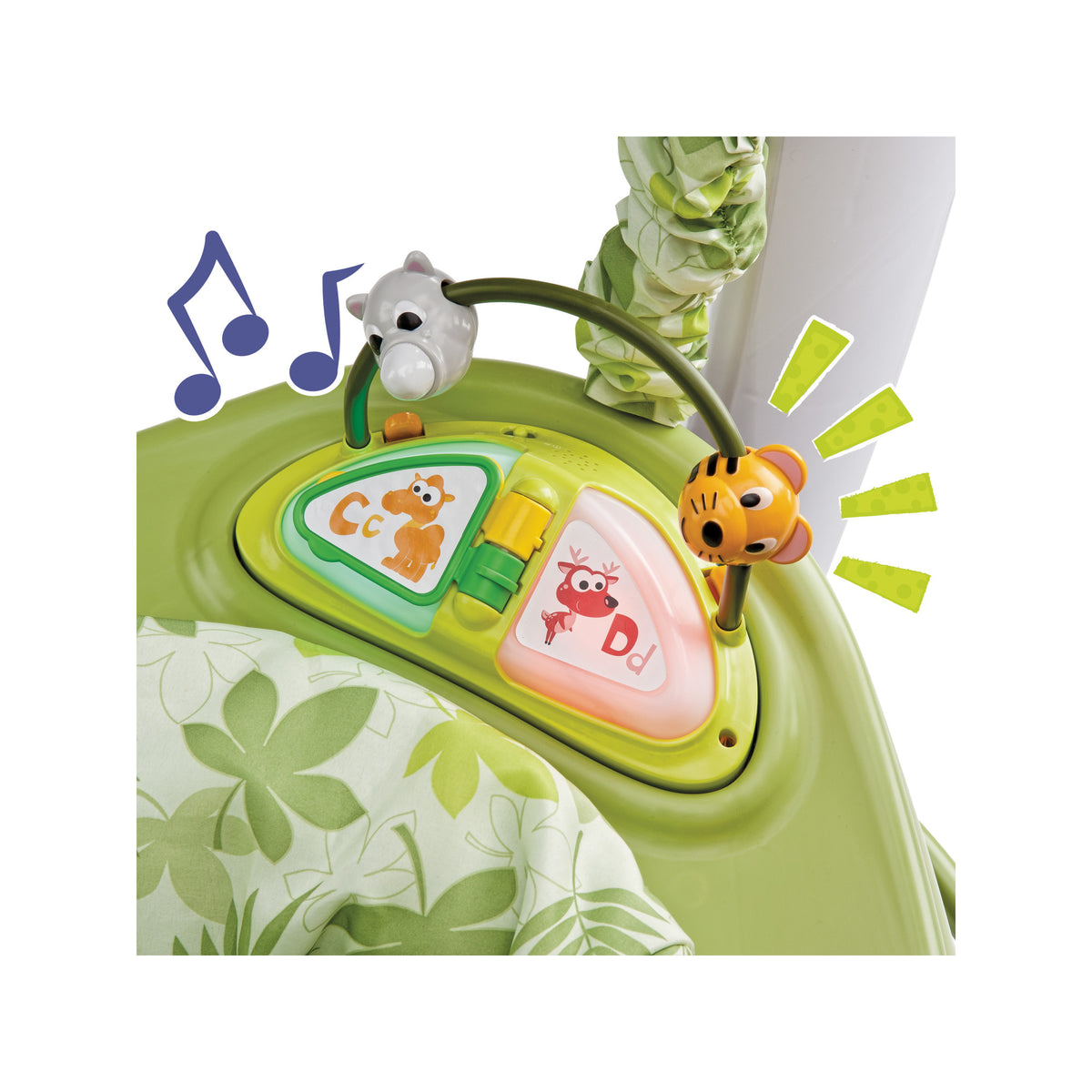 Evenflo ExerSaucer Jump and Learn Safari Friends Jumping Activity Baby Jumper - VMInnovations