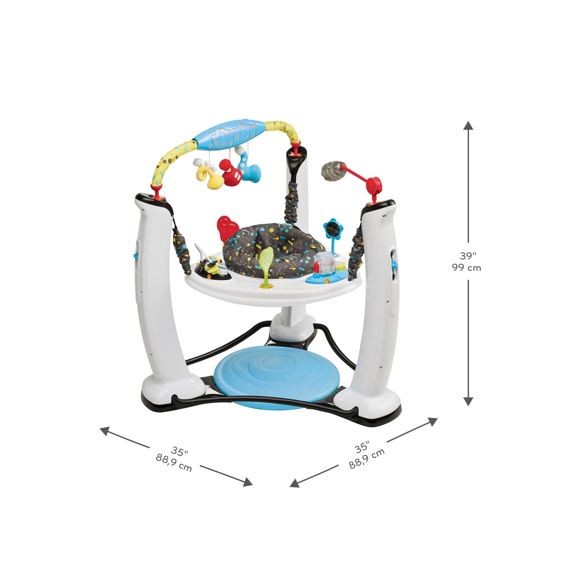 Evenflo ExerSaucer Jump & Learn Jam Session Jumping Activity Baby Jumper (Used) - VMInnovations