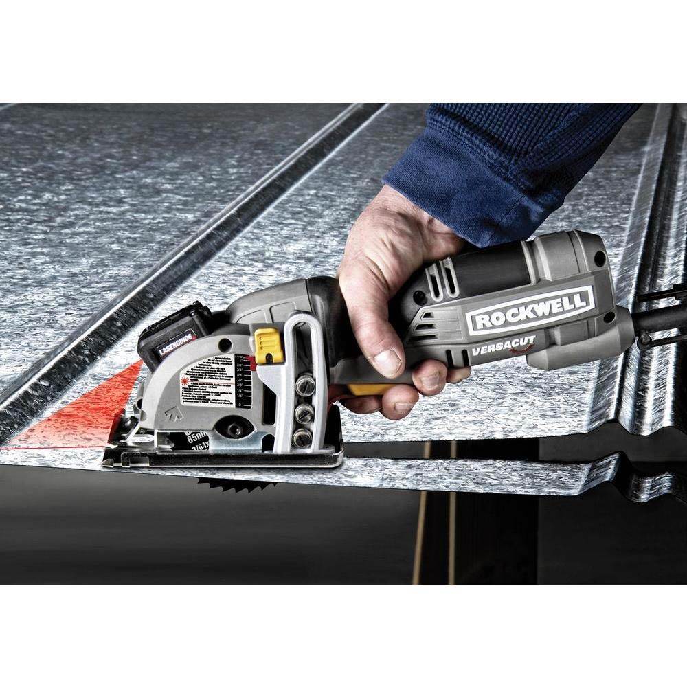 Rockwell RK3440K 4.0 Amp 120 Volt VersaCut Mini-Circular Saw Laser Kit + RW9232K