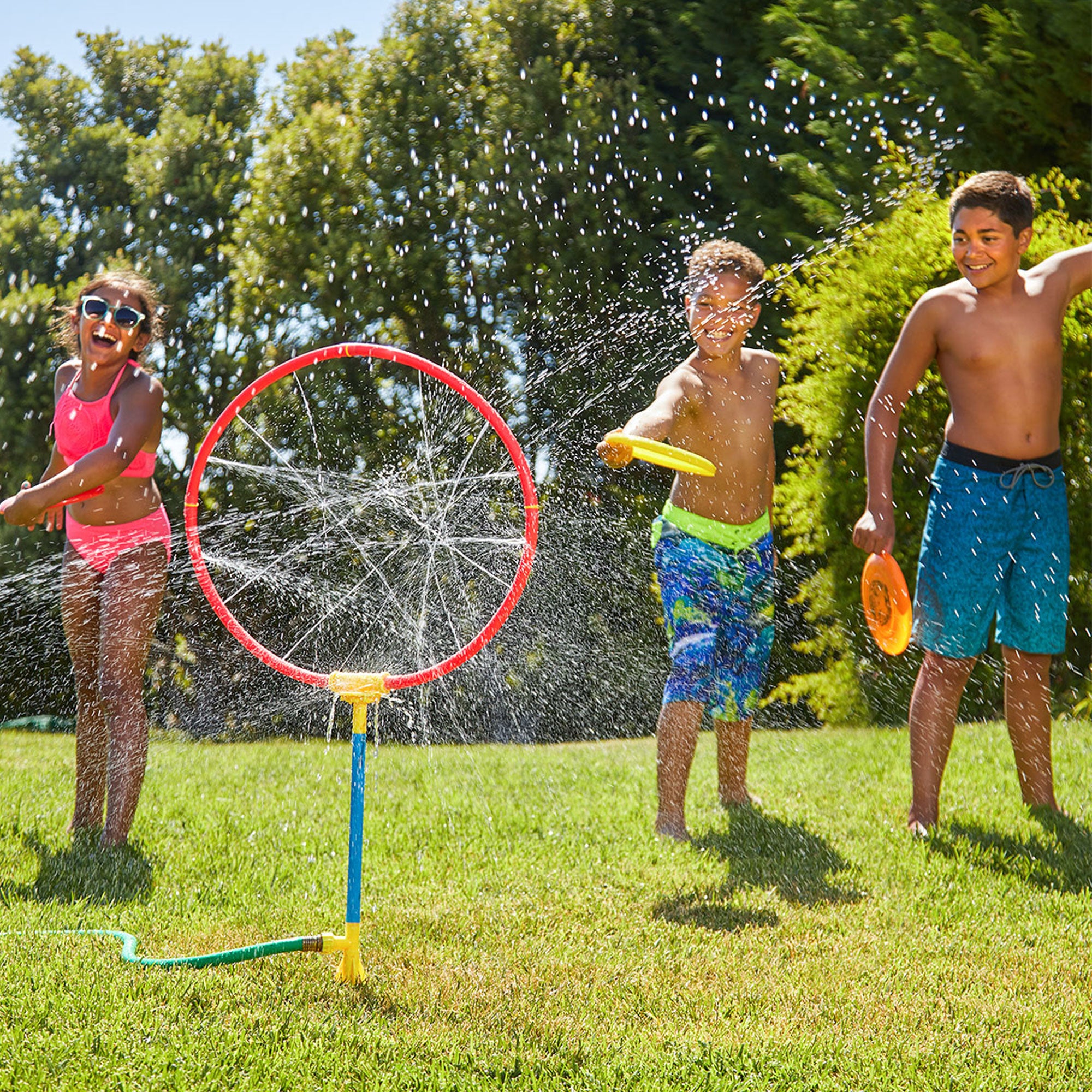 Wham-O 61854 Spin Cycle Rotating Outdoor Water Sprinkler Frisbee Toy