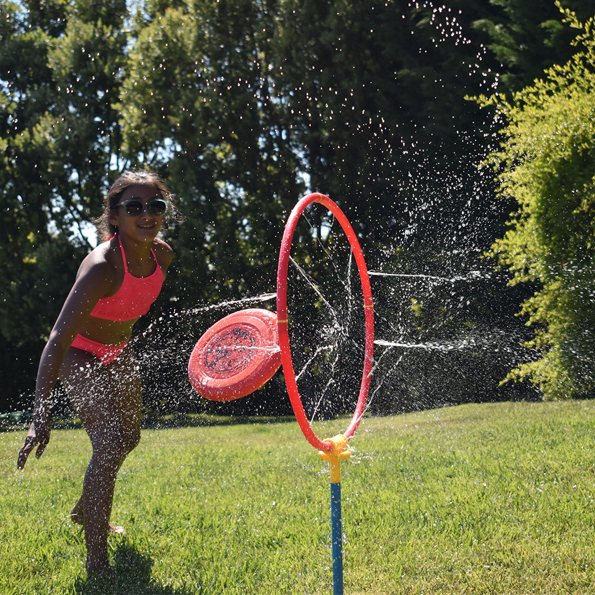 Wham-O 61854 Spin Cycle Rotating Outdoor Water Sprinkler Frisbee Toy