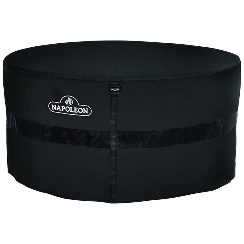 Napoleon 61855 Kensington Round Vented All Weather Patio Table Cover, Black