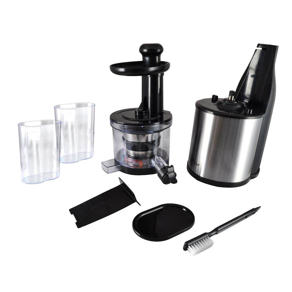 NEW NutriChef PKSJ30 200 Watt Kitchen Vegetable Fruit Countertop Slow Juicer