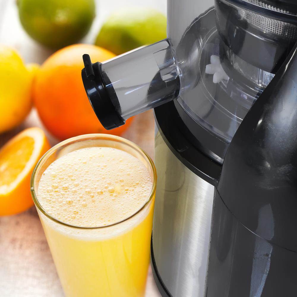 NEW NutriChef PKSJ30 200 Watt Kitchen Vegetable Fruit Countertop Slow Juicer