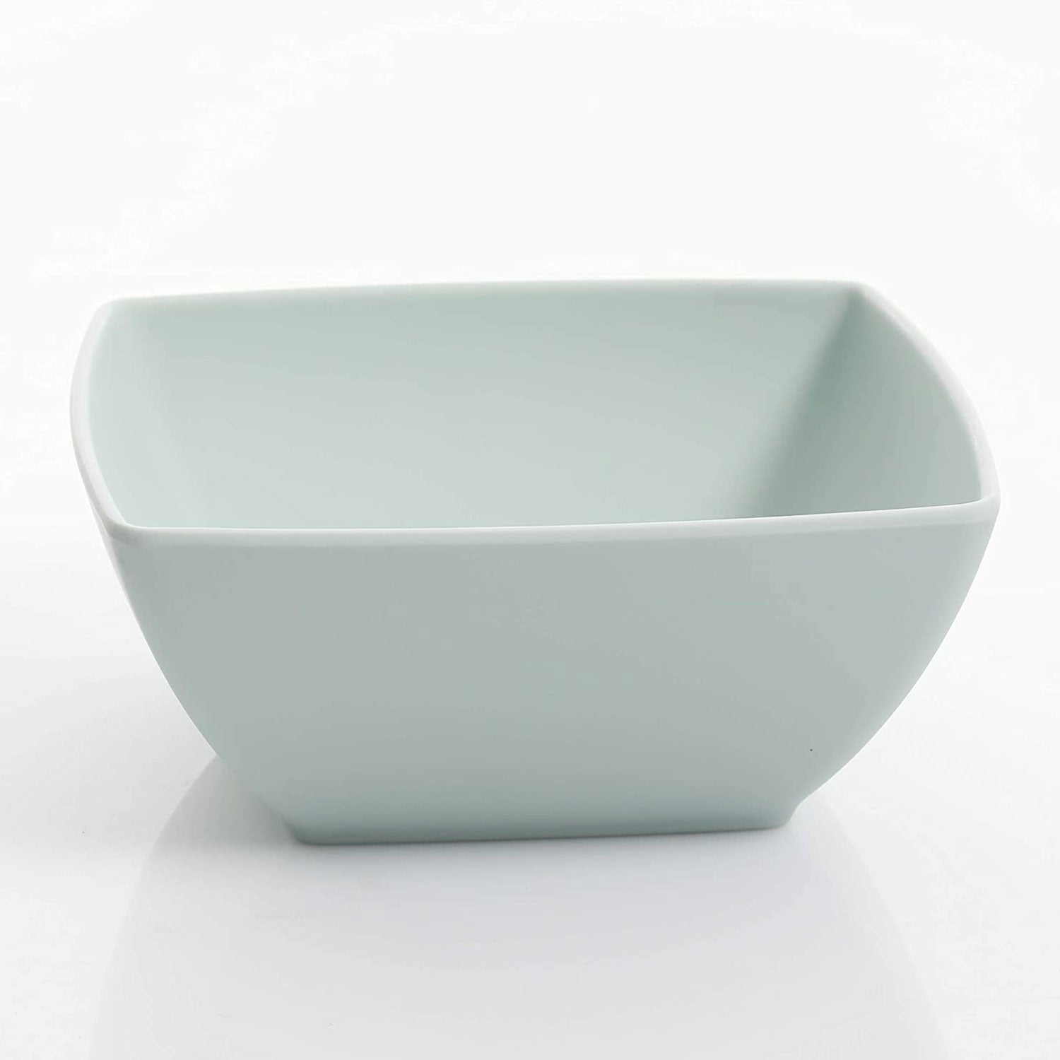 Gibson Home 16 Piece Square Set Plates, Bowls, & Cups, Mint (Open Box) (2 Pack) - VMInnovations