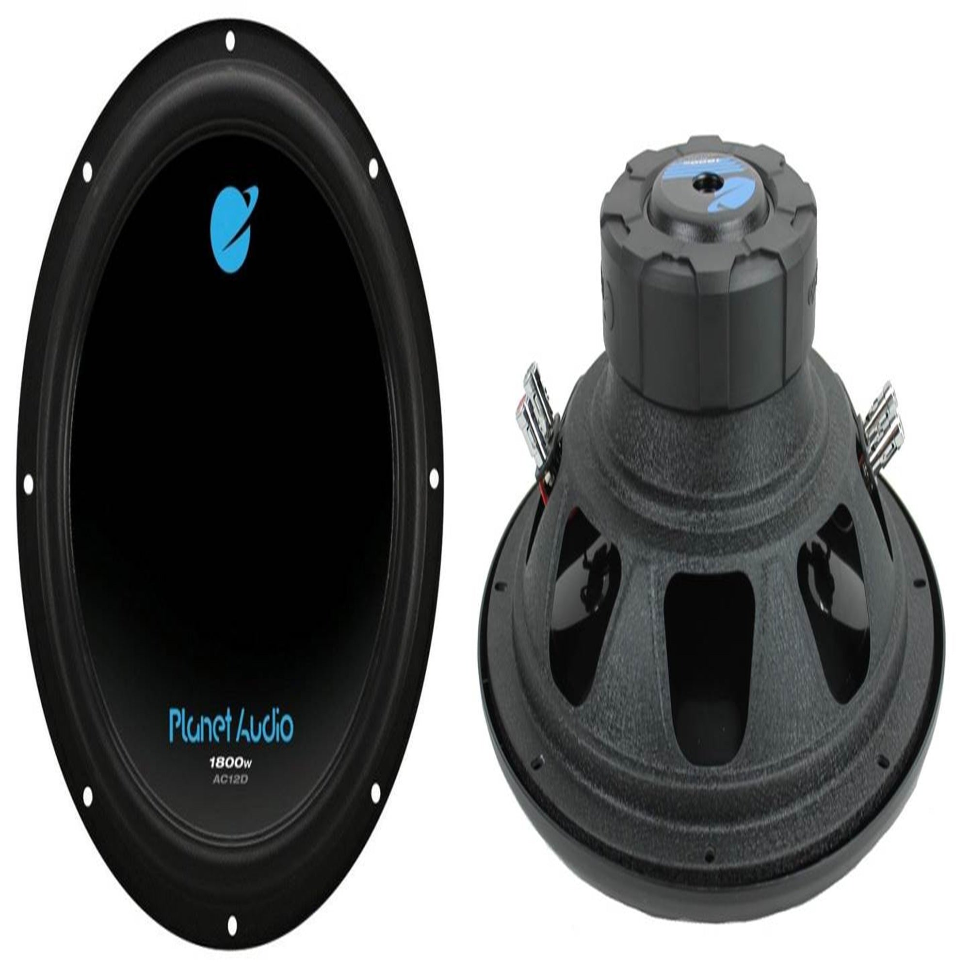 2) Planet Audio AC12D 12" 3600W Subs + GMC Chevy Silverado Ext Cab '99-06 Box - VMInnovations