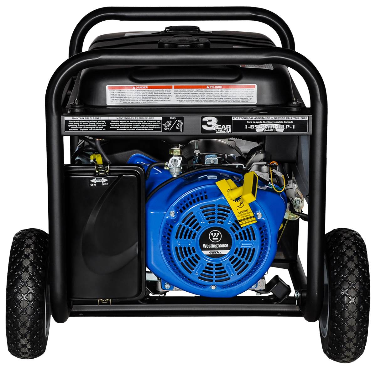 Westinghouse WH6500E Portable Electric Start Gas Generator 6500 Watts - Damaged