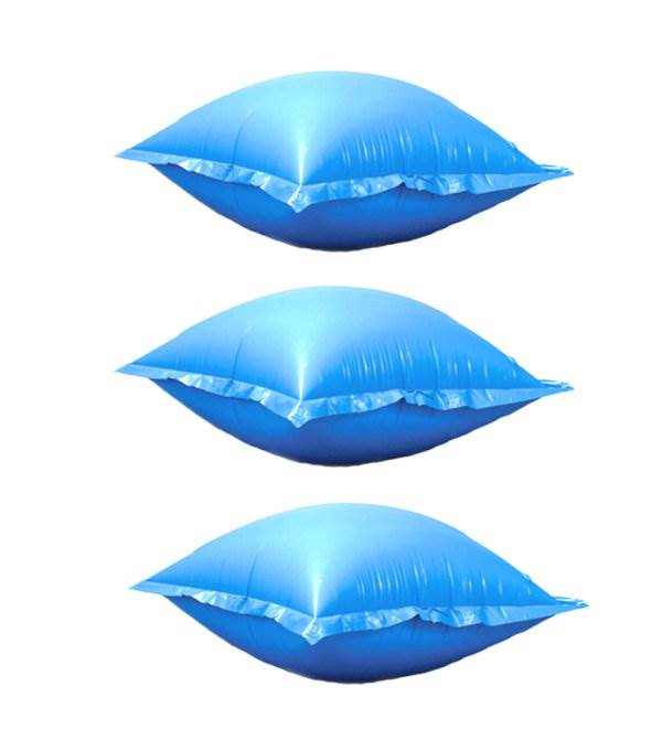 NEW Swimline 15x30 Oval Above Ground Leaf Cover + 3) Winter Closing Air Pillows - VMInnovations
