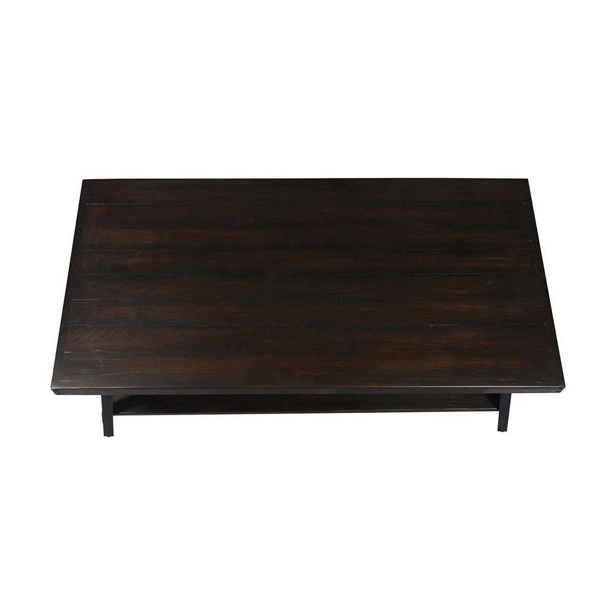 Emerald Home Chandler 48 Inch Rustic Open Storage Coffee Table (Used)