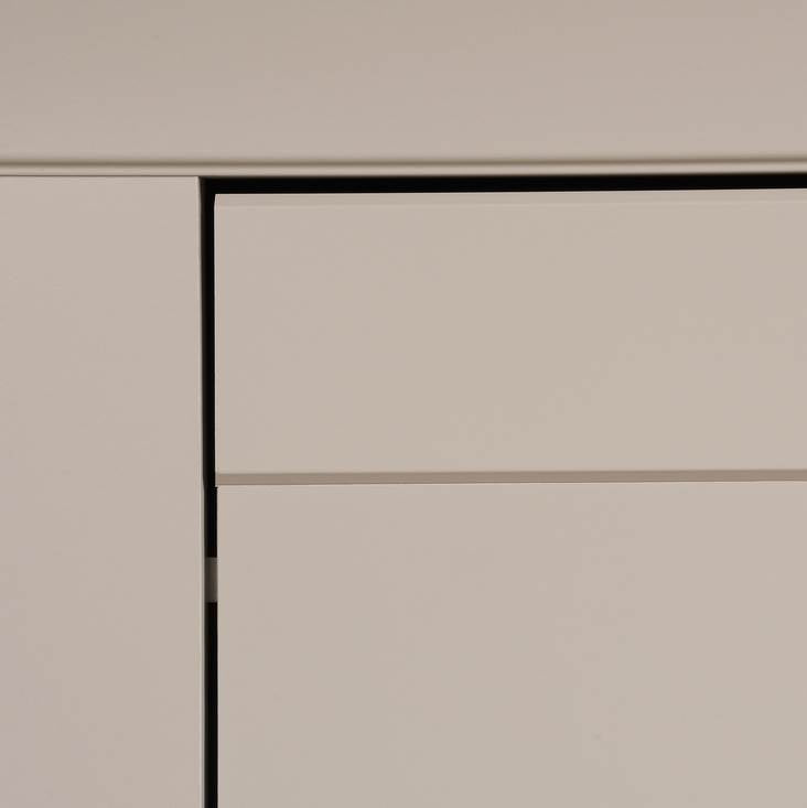 Sauder Furniture Adept Storage Narrow Cabinet in Cobblestone Finish - Open Box