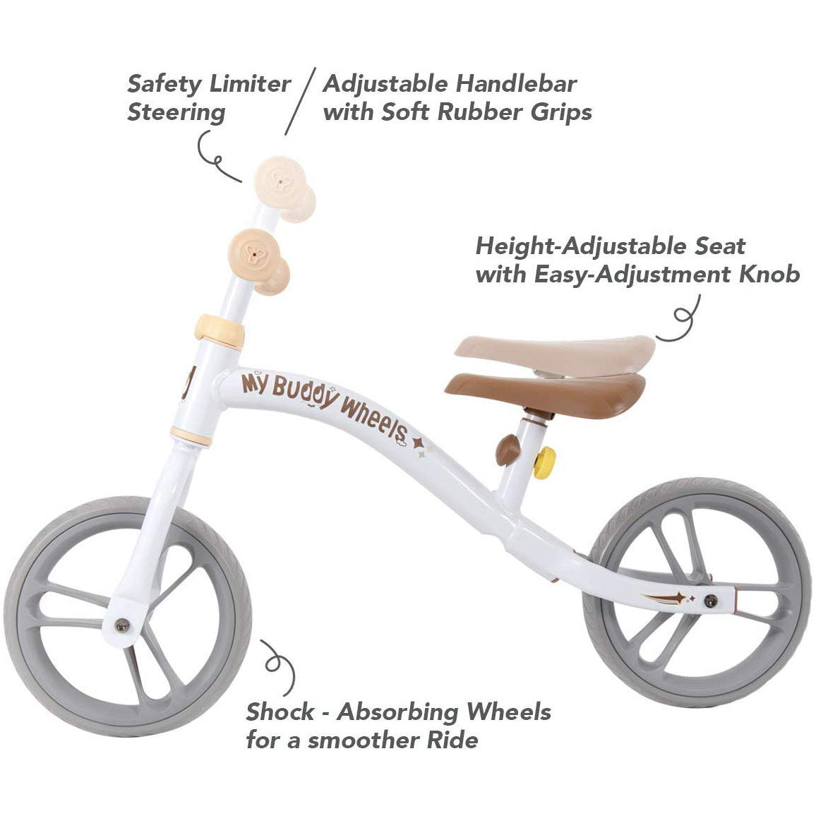 Yvolution My Buddy Wheels Horse Toddler Training Bike with Plush Toy (Open Box)