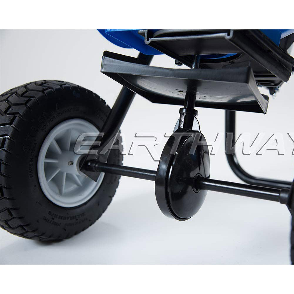 Earthway Handheld Seed Earthshaker w/ 50 Lb Hopper Ice/Snow Melt Spreader, Blue - VMInnovations