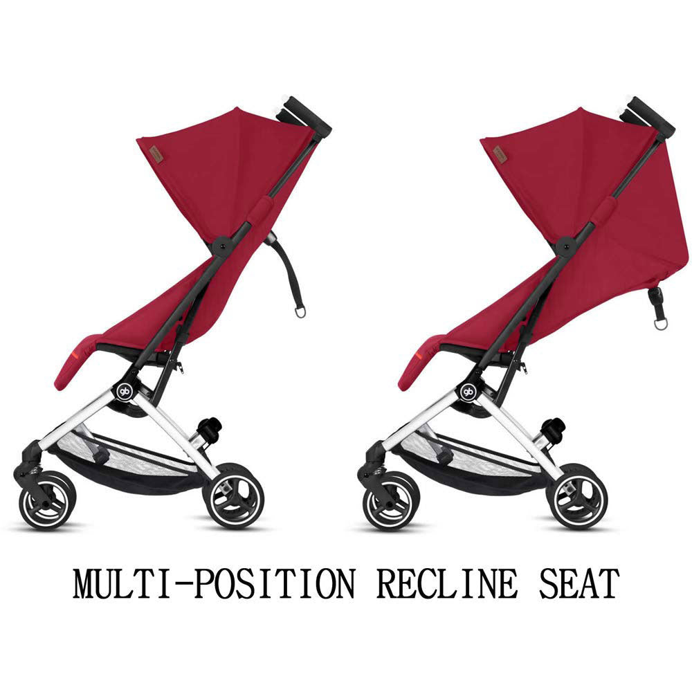 GB Pockit Plus All-City 3-in-1 Infant Travel Ultra-Compact Folding Stroller, Blk