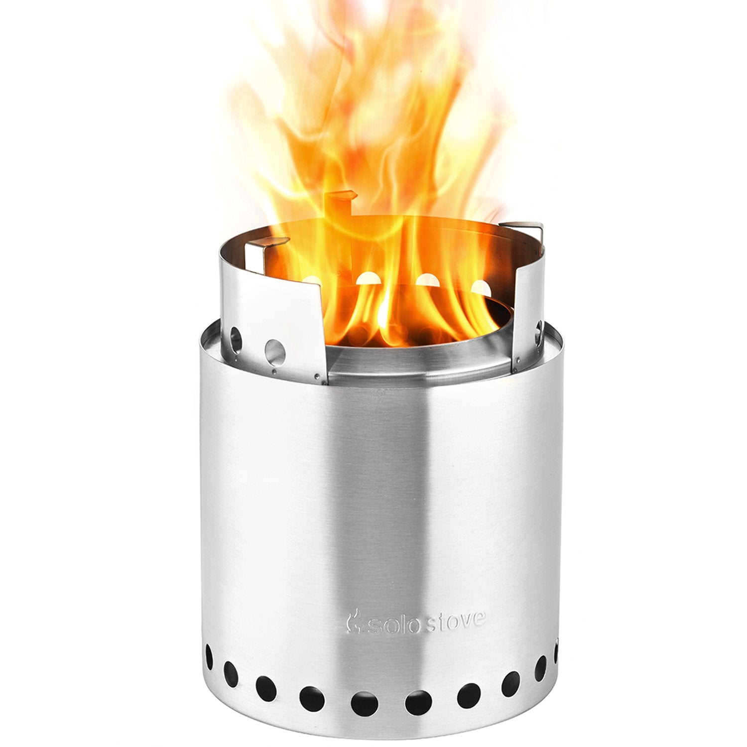 Solo Stove Campfire Wood Burning Camping Backpacking Camp Stove (Open Box)