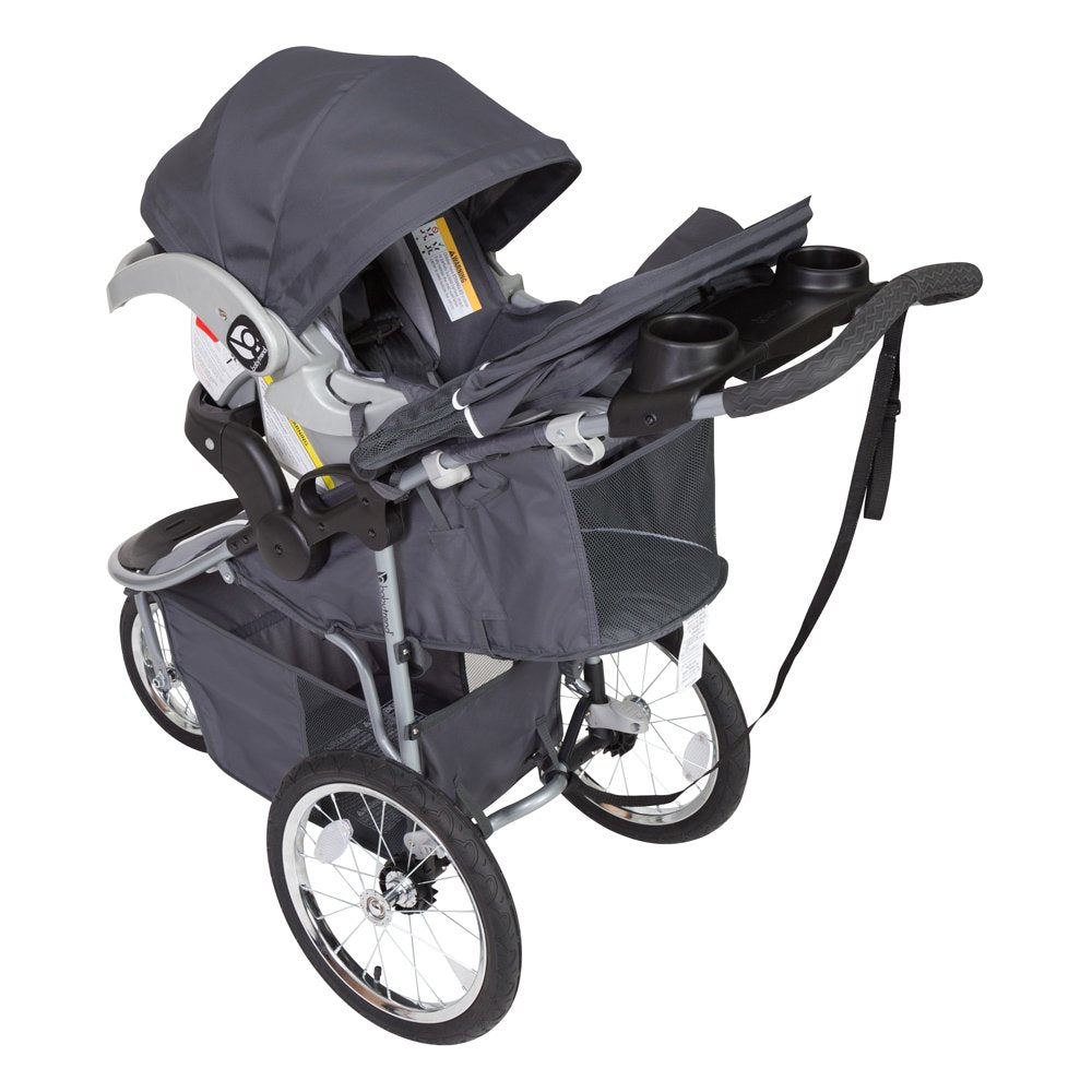 Baby Trend Cityscape Lightweight Infant Jogger Stroller Travel System, Moonstone