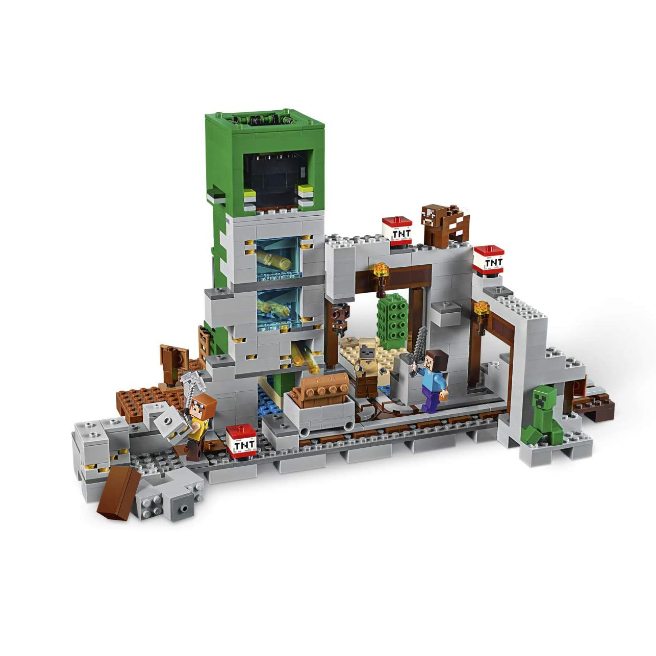 LEGO Minecraft 21155 The Creeper Mine Building Set for Kids 8 & Up (834 Pieces)