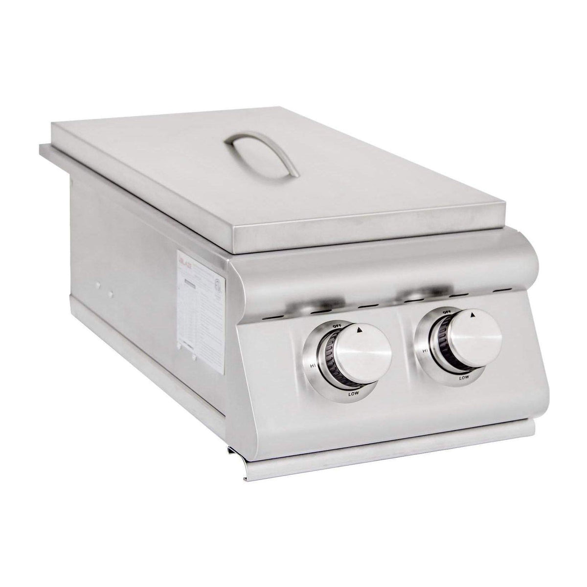 Blaze Grills 12,000 BTU Stainless Steel Double Side Burner, Natural Gas (Used)
