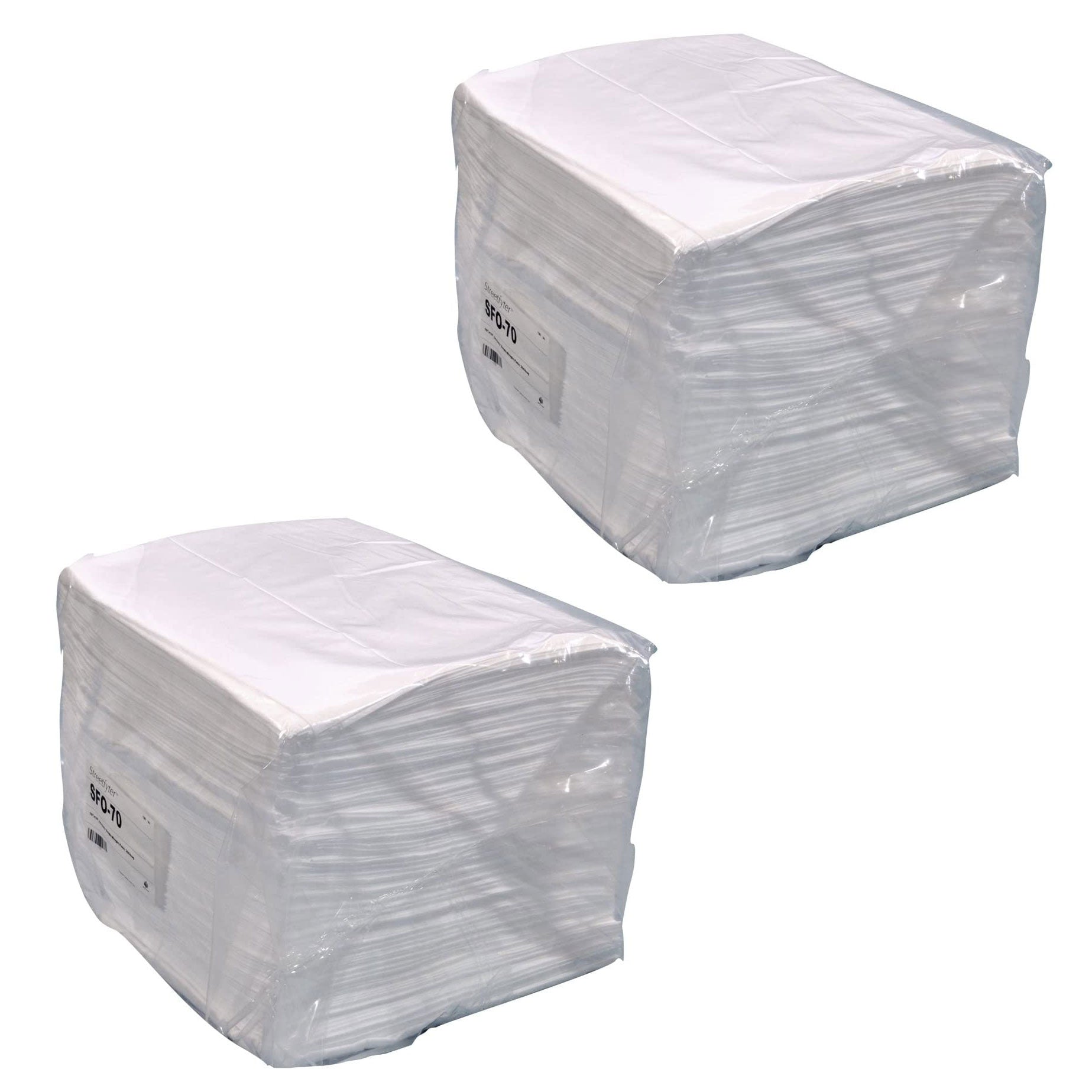 Streetfyter Heavy Duty 18 x 16 Inch Oil Only Sorbent Lightweight Pad (2 Pack) - VMInnovations