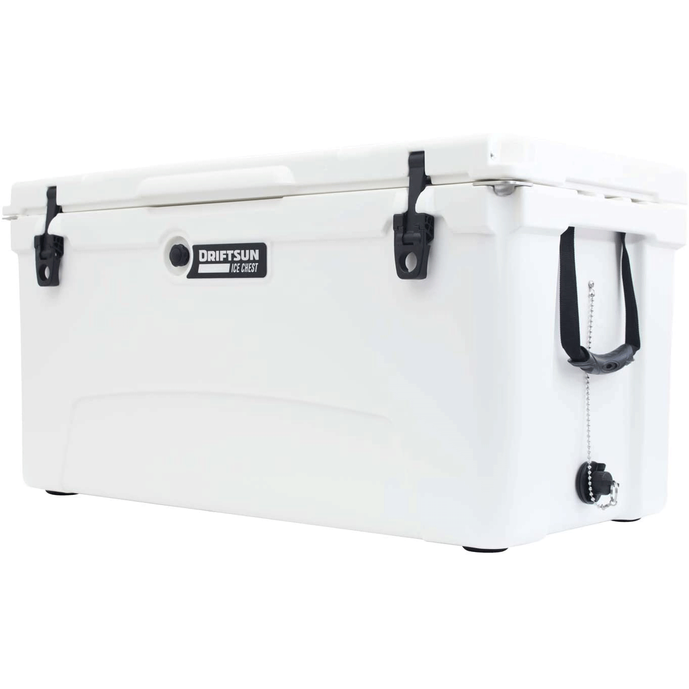 Driftsun Portable 110 Quart Insulated Hardside Cooler, White (Open Box)