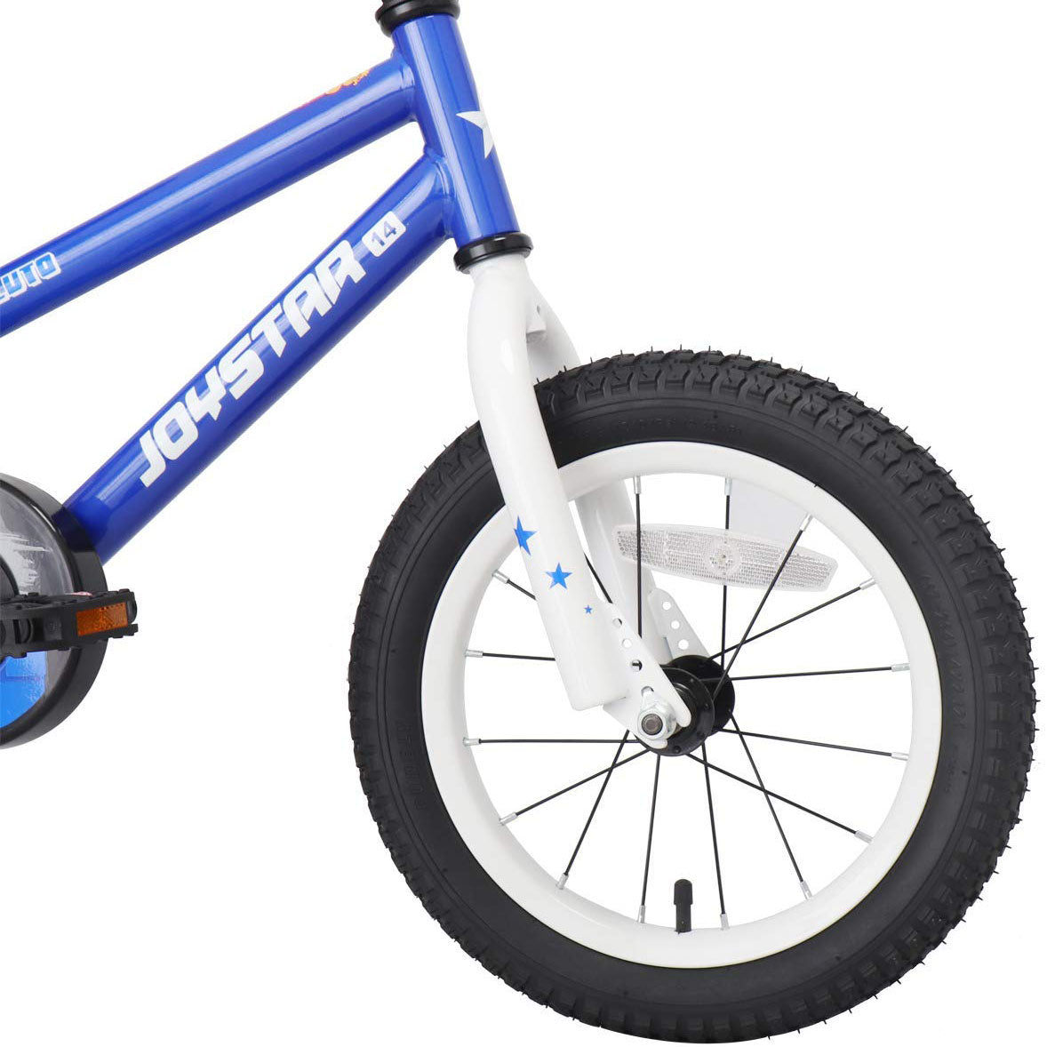 JOYSTAR Pluto Series 18-Inch Pre-Assembled Kids Bike w/ Kickstand, Blue (Used)