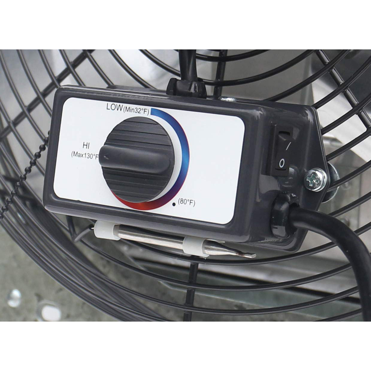 iLiving 12 Inch 3 Speed Attic Garage Growing Ventilation Exhaust Fan (Open Box)