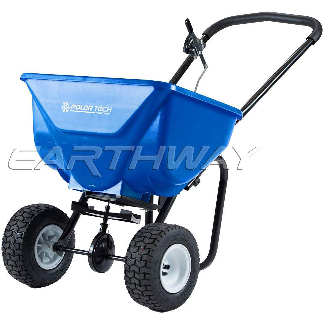 Earthway Handheld Seed Earthshaker w/ 50 Lb Hopper Ice/Snow Melt Spreader, Blue - VMInnovations