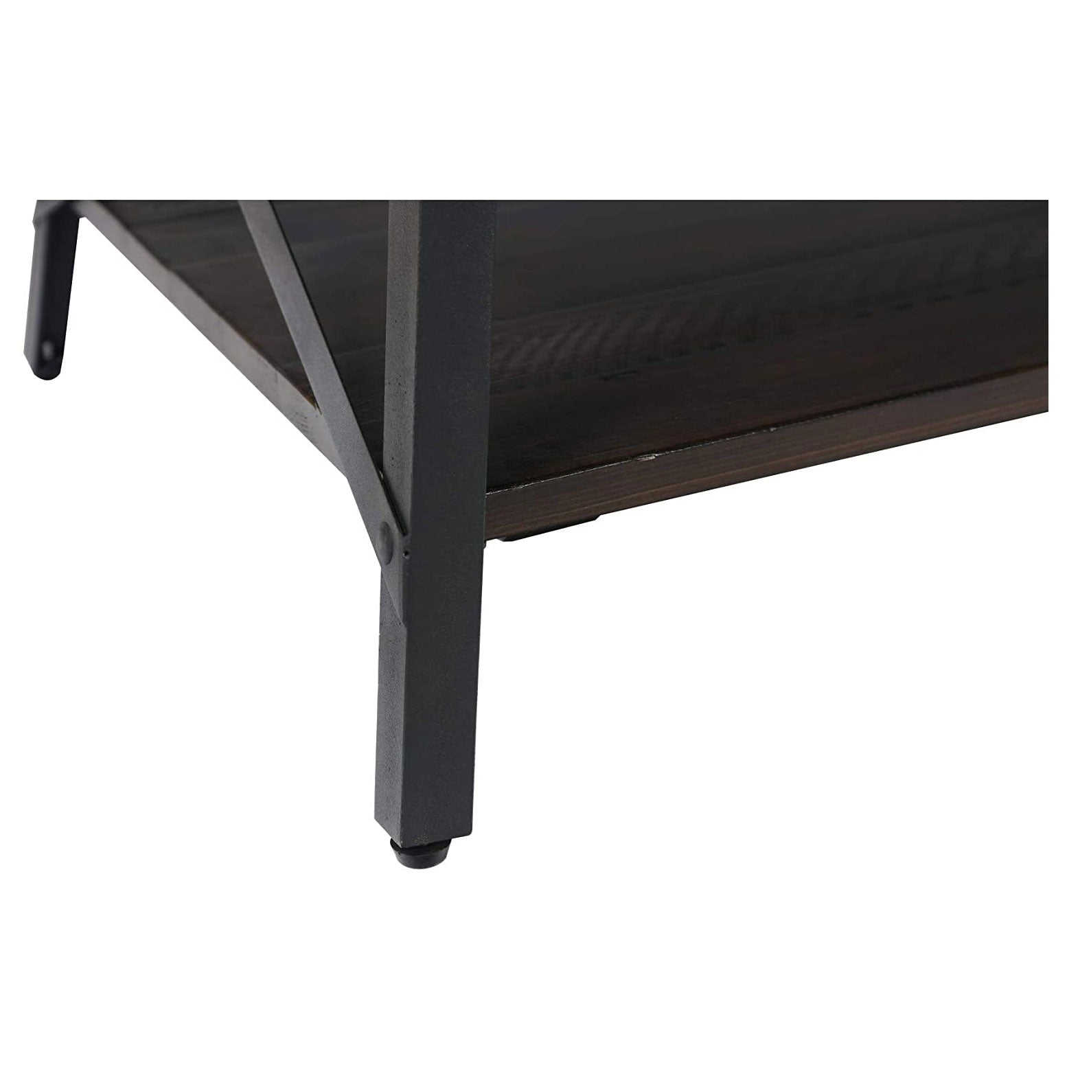Emerald Home Chandler 48 Inch Rustic Open Storage Coffee Table (Used)