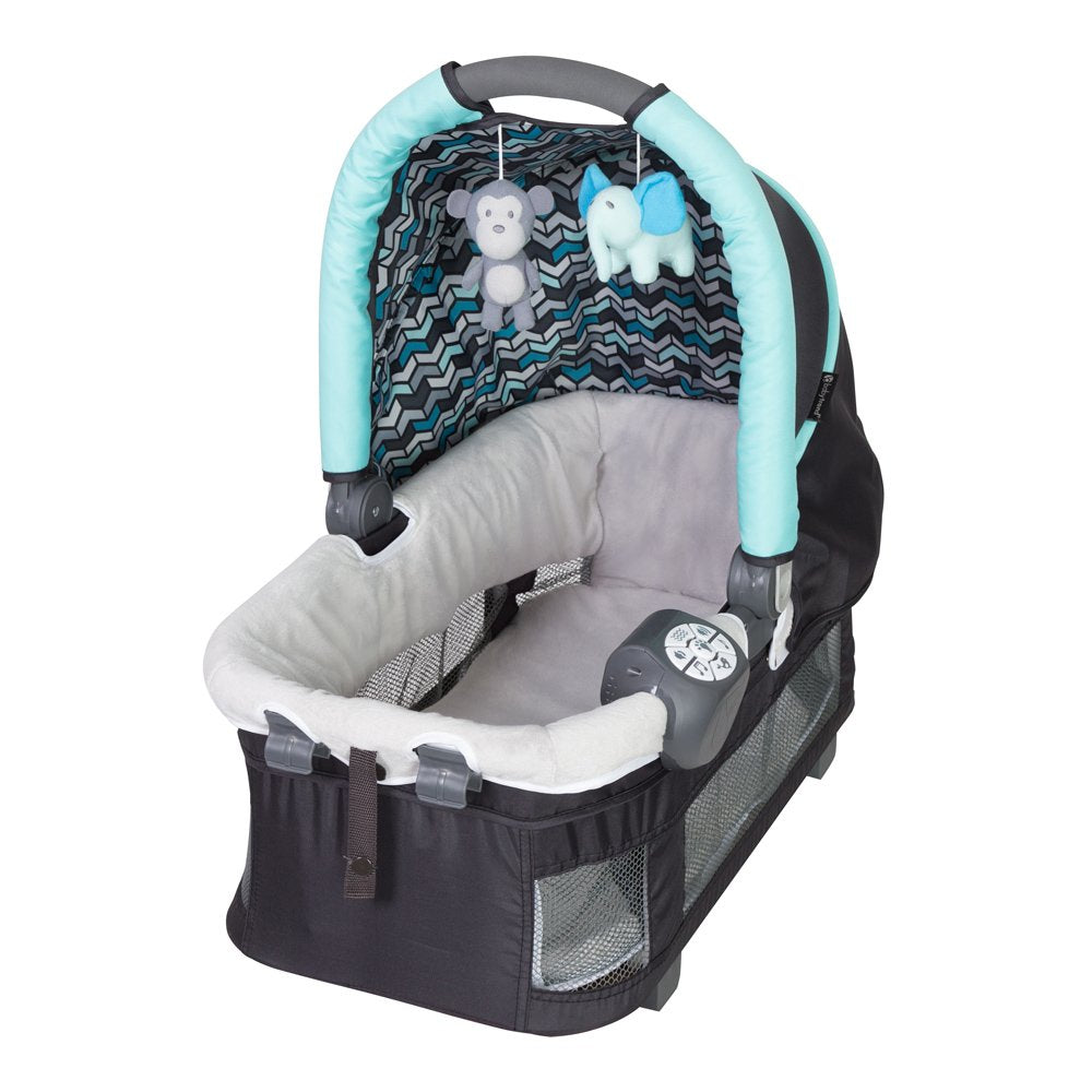 Baby Trend Resort Elite Spacious Portable Infant Play Nursery Center, Laguna - VMInnovations