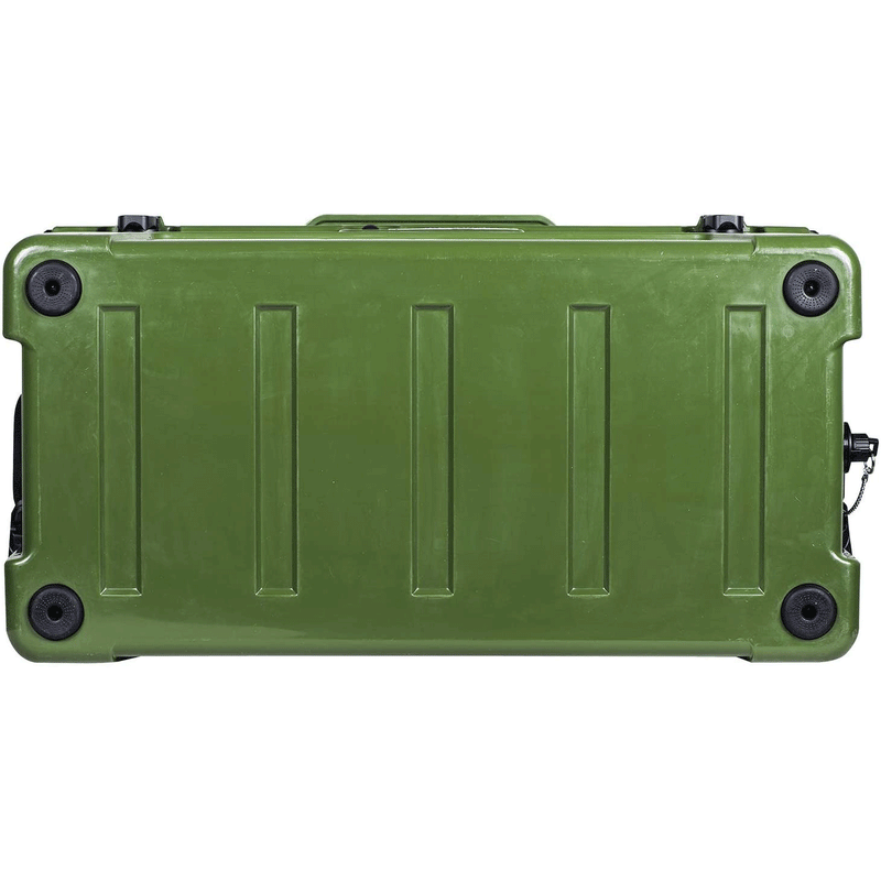 Elkton Outdoors Heavy Duty Portable 110 Quart Rotomolded Insulated Cooler, Green