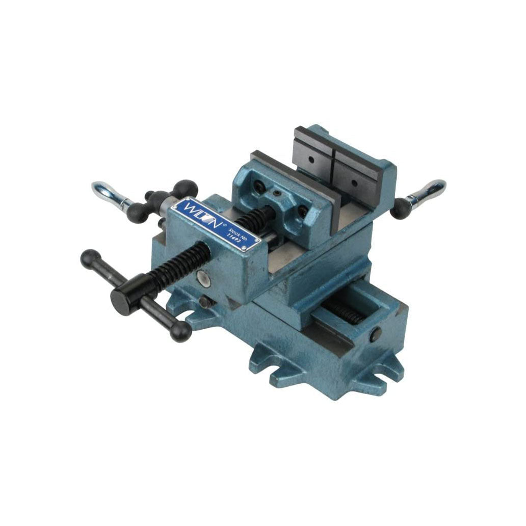 Wilton Tools 5 Inch Cross Slide Drill Press Vice with Cast Side Knobs(For Parts)