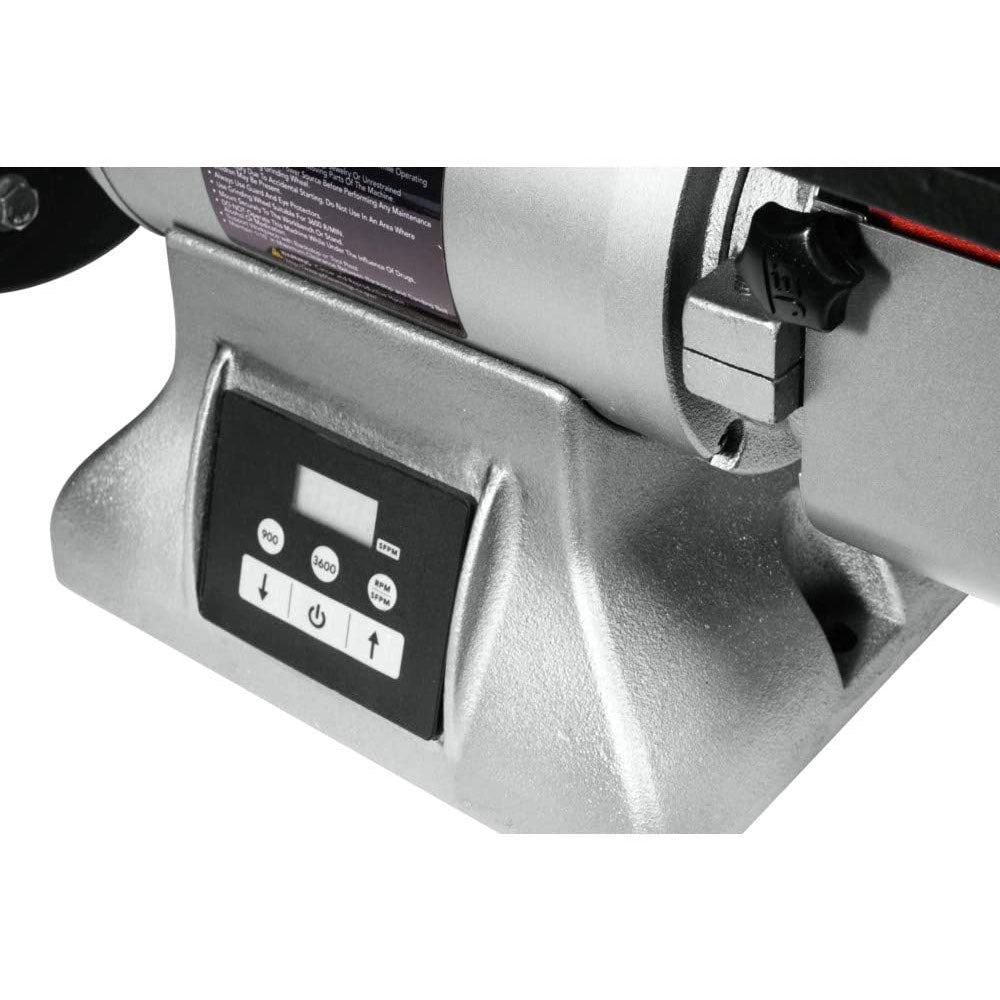 Jet 8 Inch Variable Speed Industrial Grinder and 2 x 48 Belt Sander (Used)