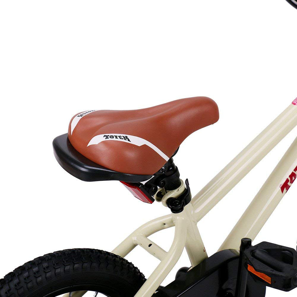 JOYSTAR Totem Series 16" Kids Bike w/ Training Wheels, Ivory (Open Box) - VMInnovations