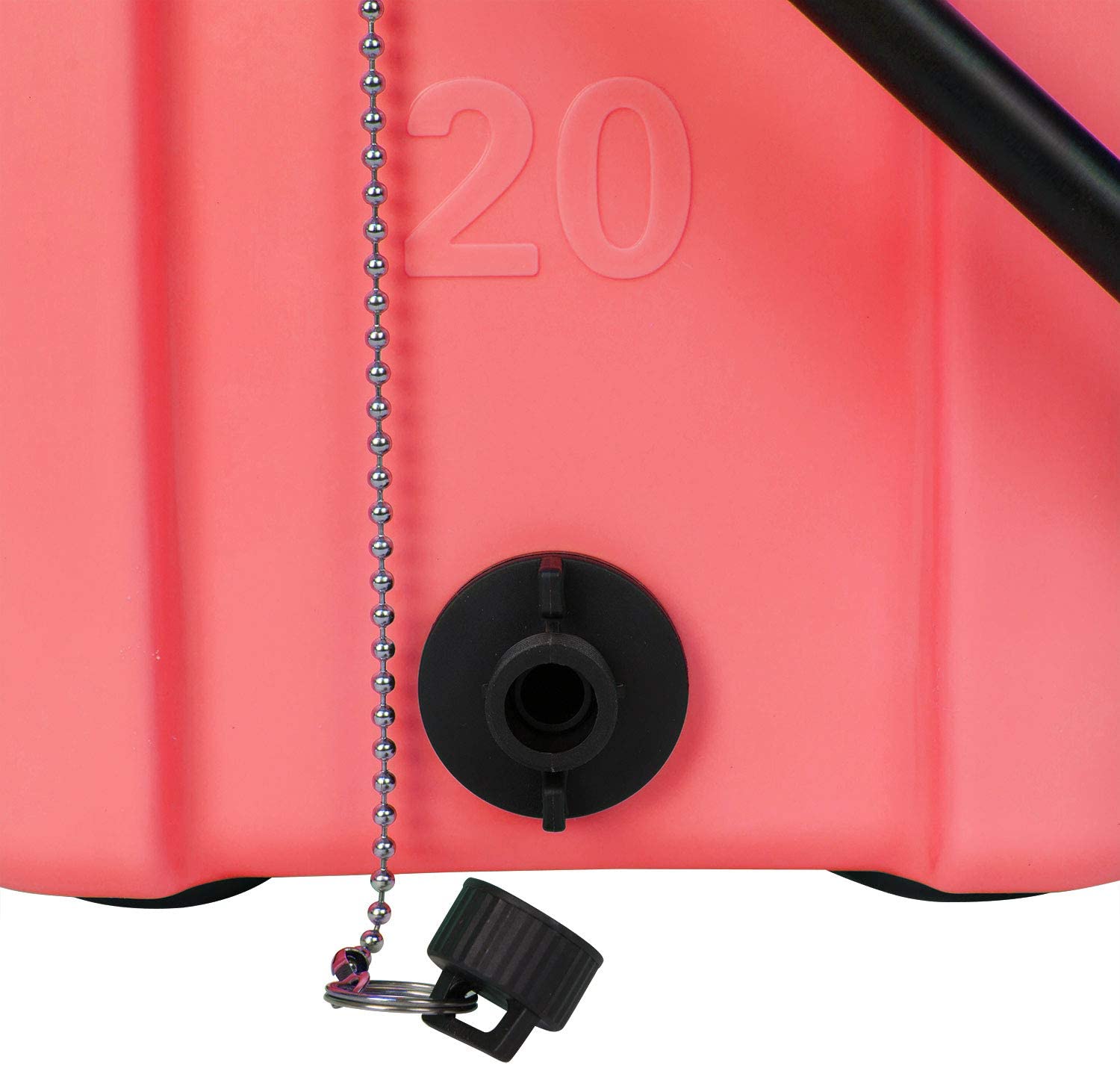 Driftsun Heavy Duty Portable 20 Quart Insulated Hard Ice Chest Cooler, Coral - VMInnovations