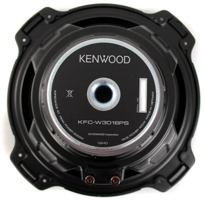2) Kenwood 2000 Watt 12 Inch 4 Ohm Subwoofers + QPOWER Dual Sealed Enclosure