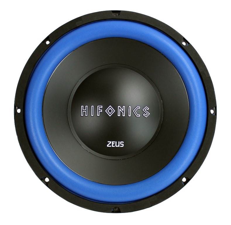 Hifonics ZW12D4 Zeus 12" 1200W Car Subwoofers (2 Pack) + Amp Kit Box