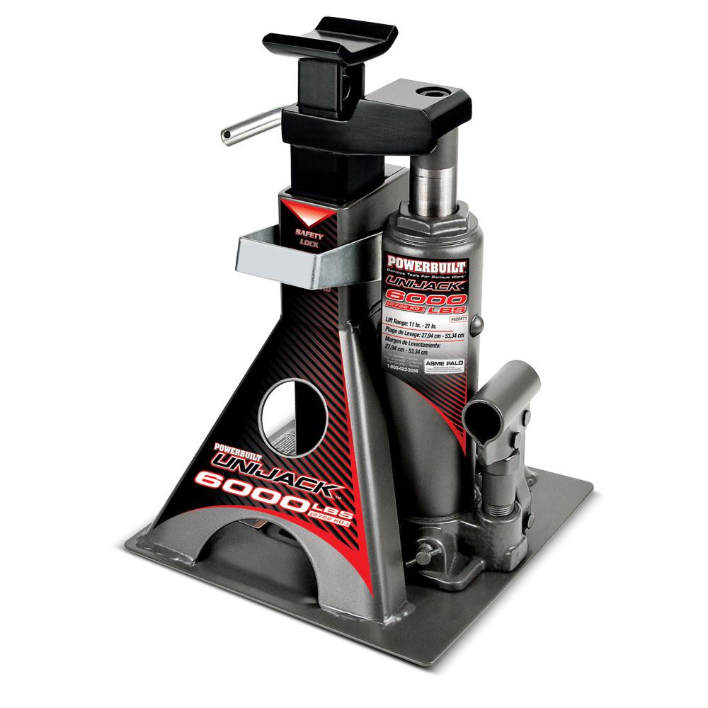 Powerbuilt Unijack All-in-One Jackstand Bottle Jack 3 ton Weight Capacity (Used)
