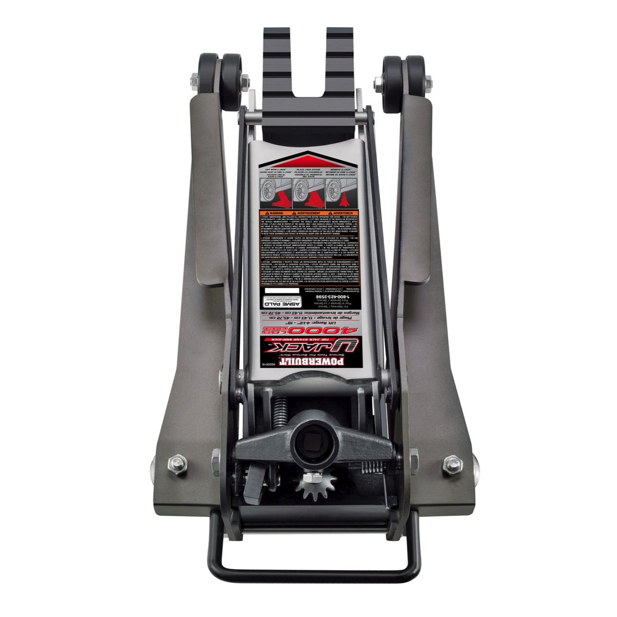 Powerbuilt 2-Ton 4000-LB U-Jack Garage and Shop Vehicle Floor Jack (For Parts)