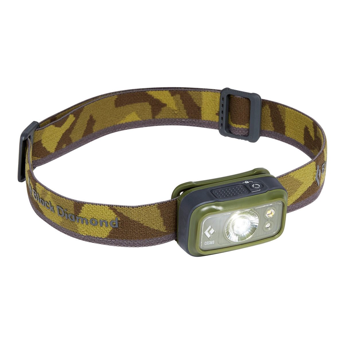 Black Diamond Cosmo 225 Elastic Waterproof Head Lamp, Dark Olive (Used)