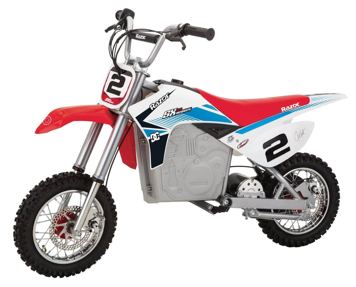 Razor SX500 Dirt Rocket Jeremy McGrath Electric Motorcycle Motocross Bike