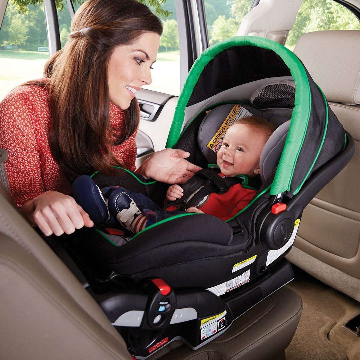Graco Verb Click Connect Travel Stroller SnugRide Car Seat and Playard, Fern