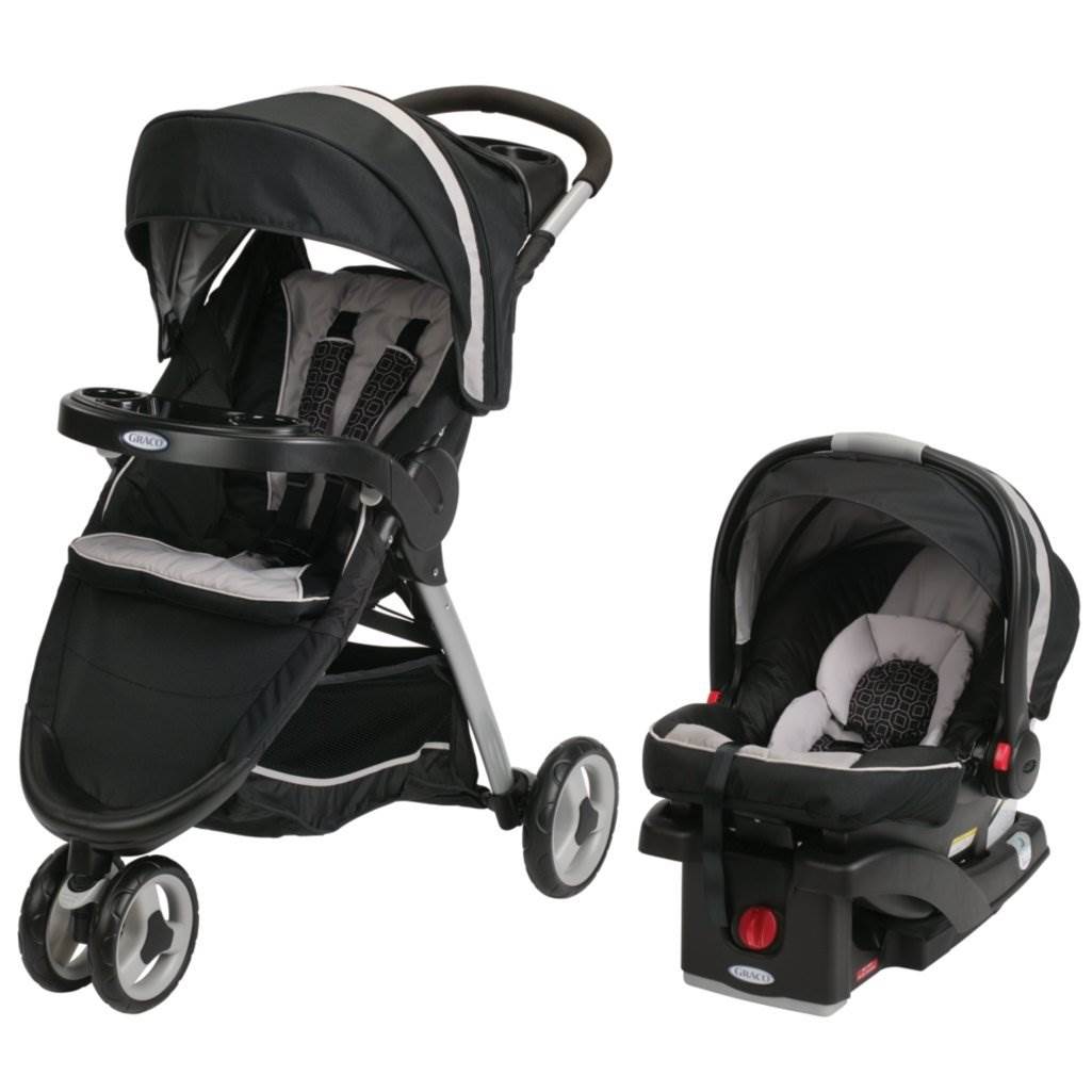 Graco FastAction Fold Sport Travel System, High Chair & Playard - Pierce