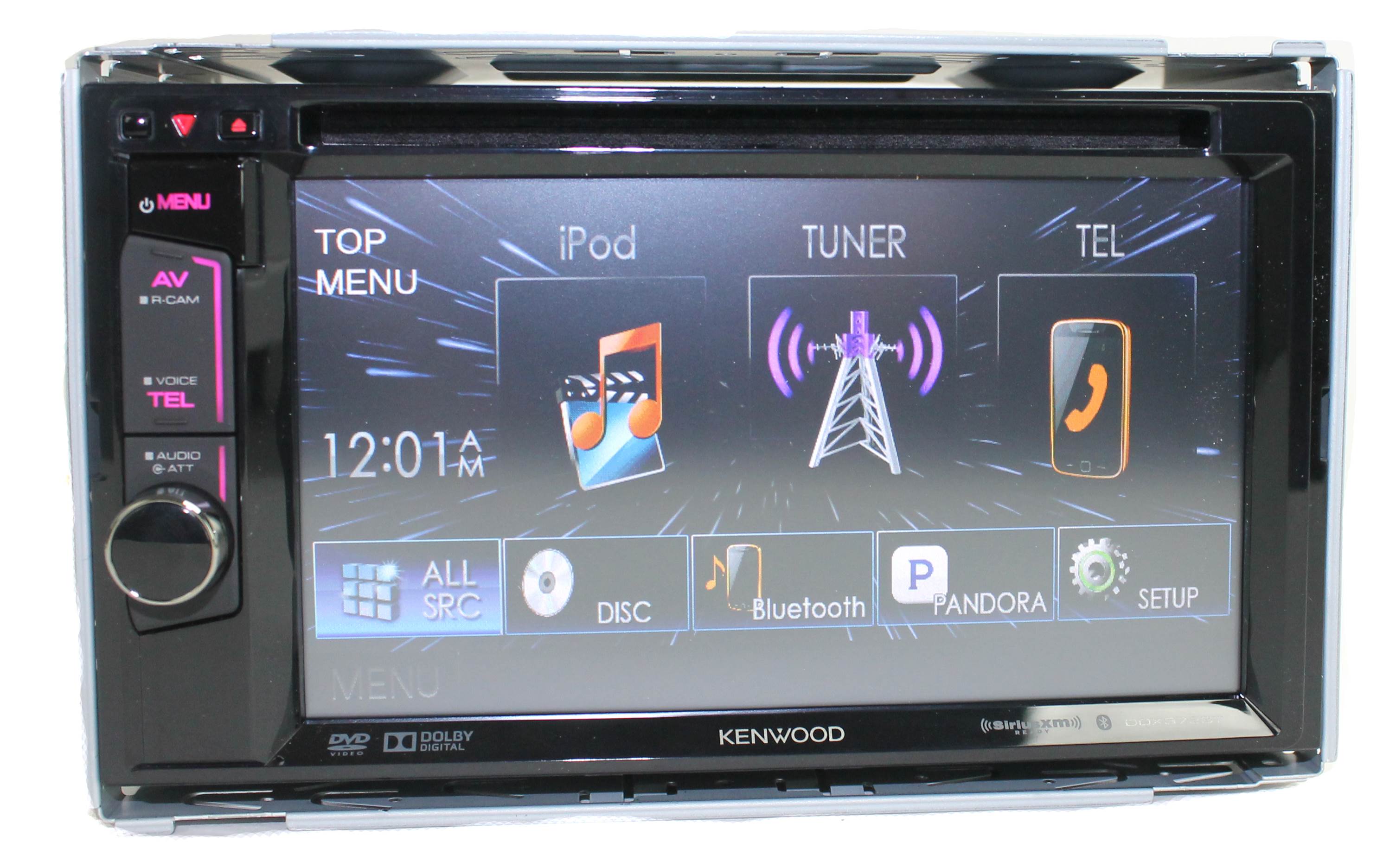 Kenwood DDX372BT Touchscreen Bluetooth Double CD Player Car Stereo - Open Box