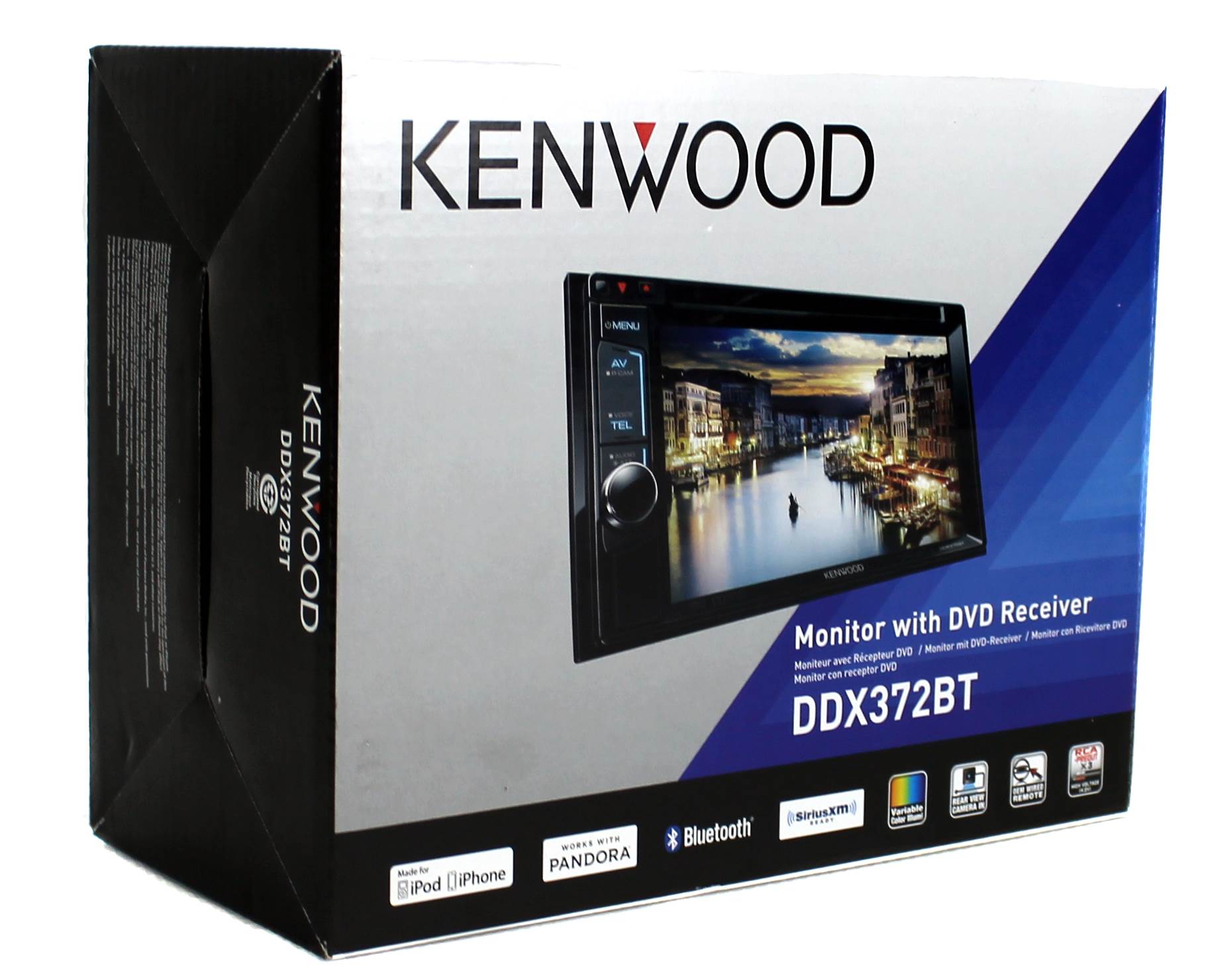 Kenwood DDX372BT Touchscreen Bluetooth Double CD Player Car Stereo - Open Box