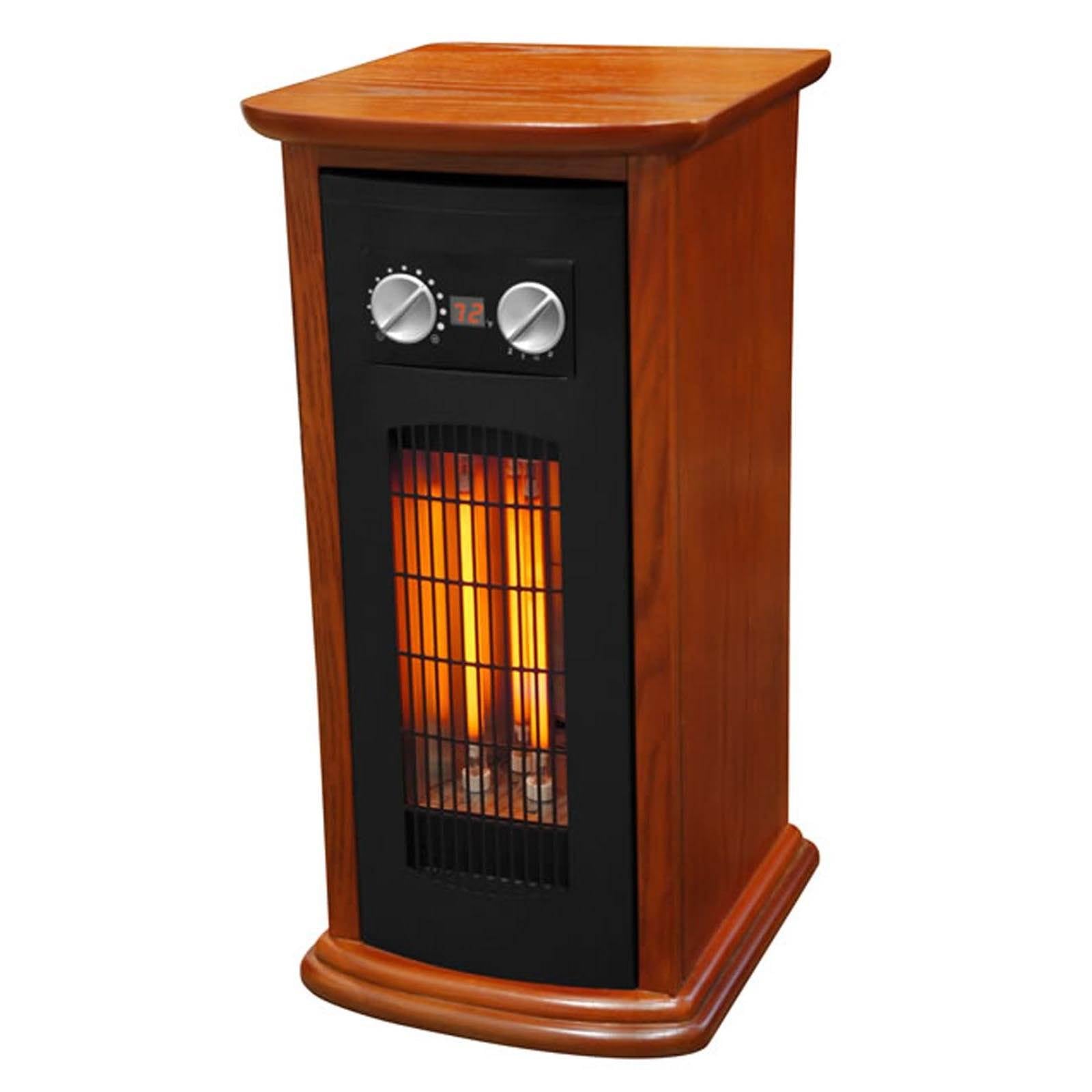 LifeSmart 1500W Medium to Large Room 21" Infrared Space Heater (Broken Knob)