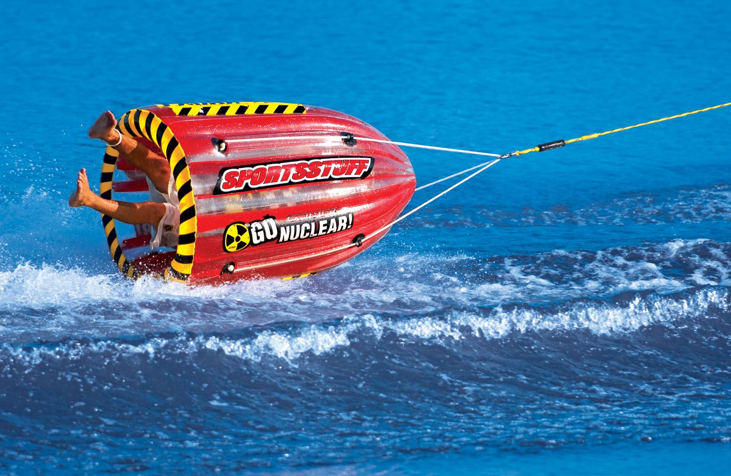 SPORTSSTUFF Gyro 53-1818 Tumbling 1-Person Rider Towable Boat Tube | Open Box