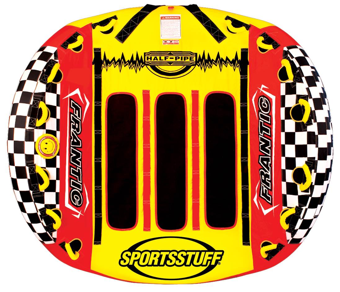 SPORTSSTUFF Half Pipe Frantic Triple Rider Towable Water Tube (Open Box)