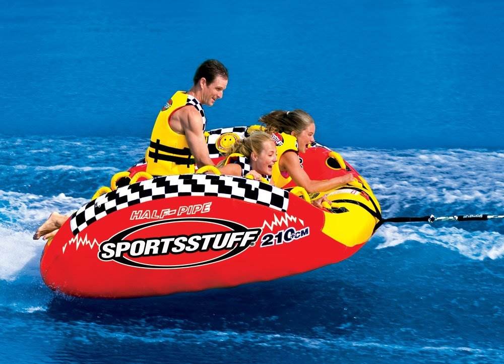 SPORTSSTUFF Half Pipe Frantic Triple Rider Towable Water Tube (Open Box)