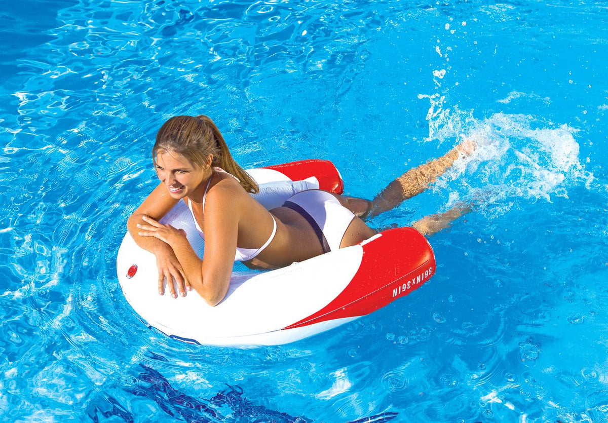 NEW SPORTSSTUFF 54-1851 Noodler 1 Person Inflatable Pool Lake Lounger Float Raft