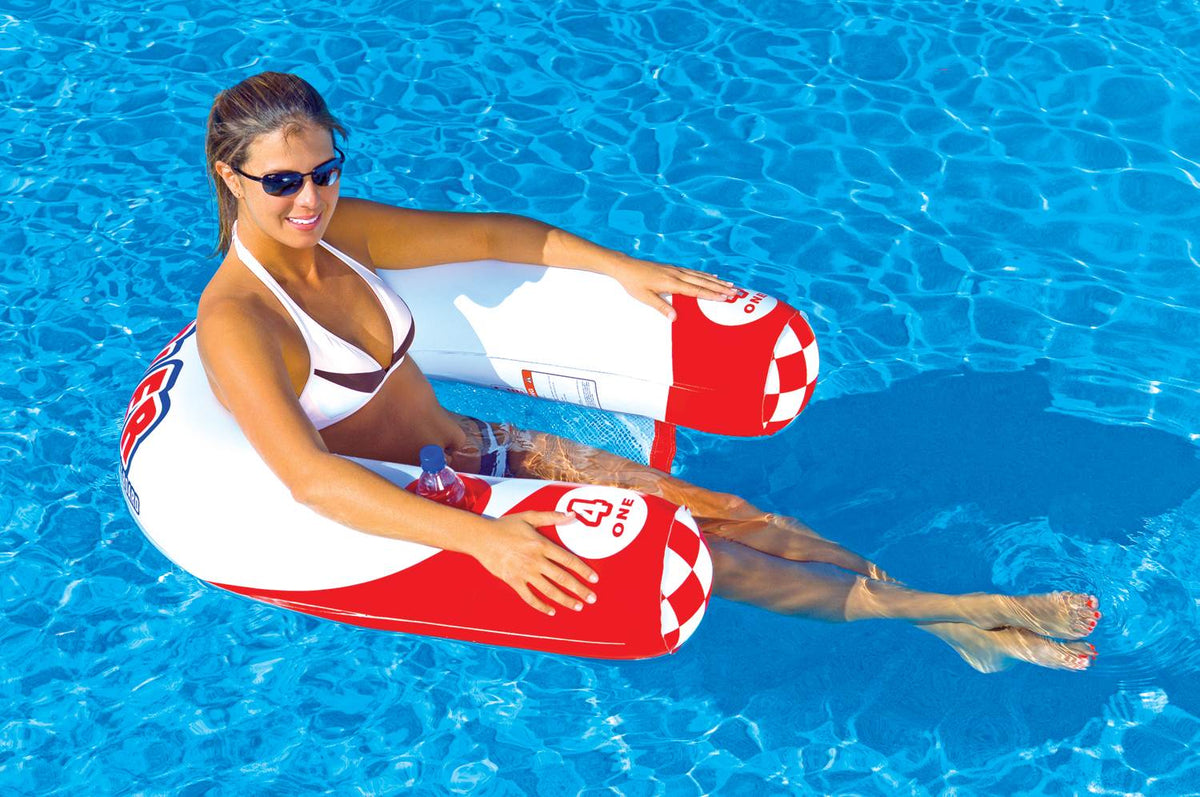 NEW SPORTSSTUFF 54-1851 Noodler 1 Person Inflatable Pool Lake Lounger Float Raft