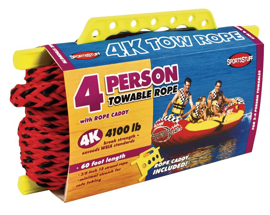 SPORTSSTUFF 57-1532 4K Four Person Towable Rope 60ft Lake Boat 4,100lb Capacity